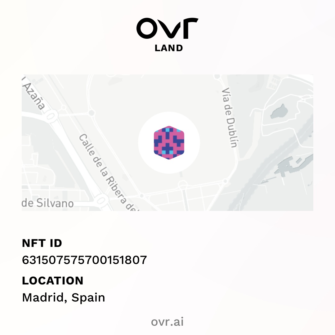 Nft OVRLand #631507575700151807 - Madrid, Spain