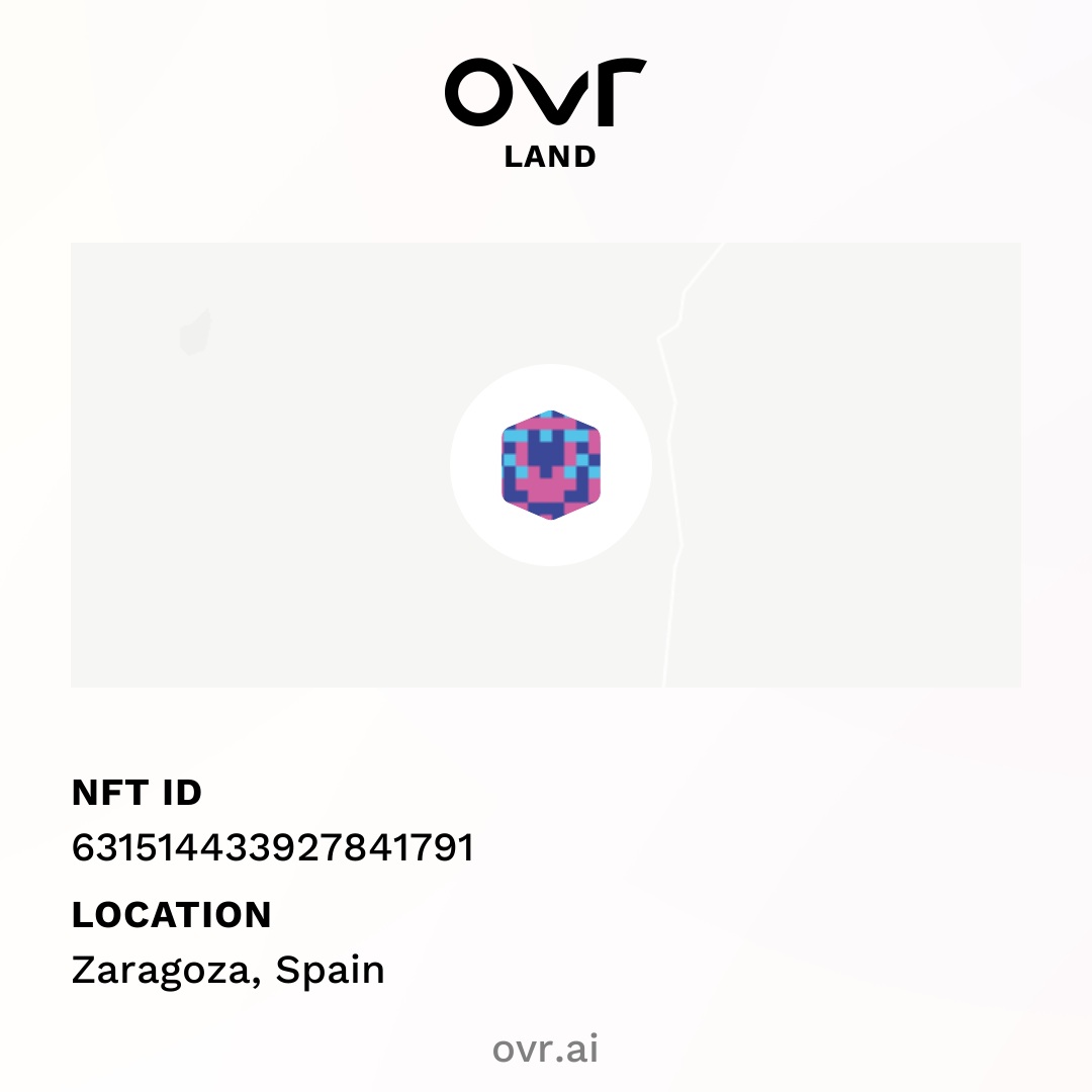 Nft OVRLand #631514433927841791 - Zaragoza, Spain