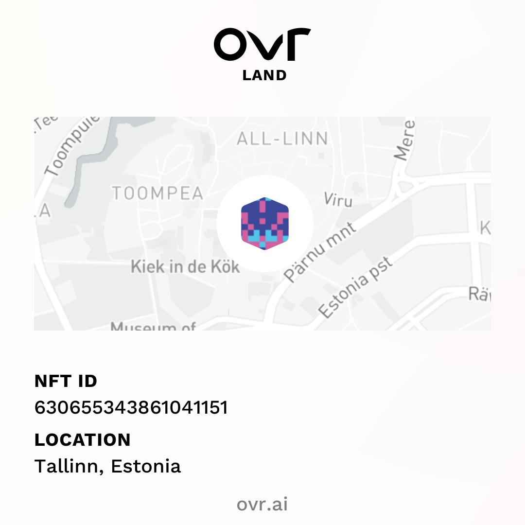 Nft OVRLand #630655343861041151 - Tallinn, Estonia